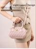 Luxury Women's Large Capacity Pleated Handbag - Fashionable Crossbody & Shoulder Bag
