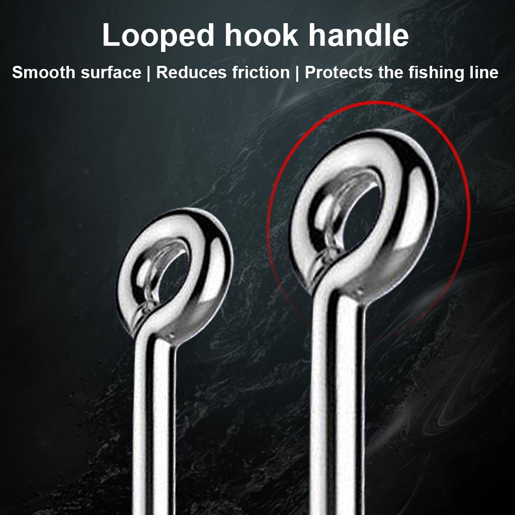 200pcs Octopus Fishing Hooks High Carbon Steel Barbed Fish Hooks Saltwater Carp Fishhook for Bass Salmon Fishing Accessories