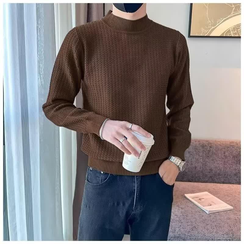 Men's Harajuku Style Sweater - Trendy, Artistic & Versatile Knitwear