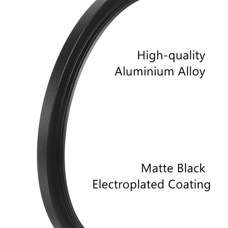 Camera Lens Filter Adapter Ring Set 37-82mm 82-37mm Step Up Down Rings For Canon Nikon Sony Fujifilm Dslr