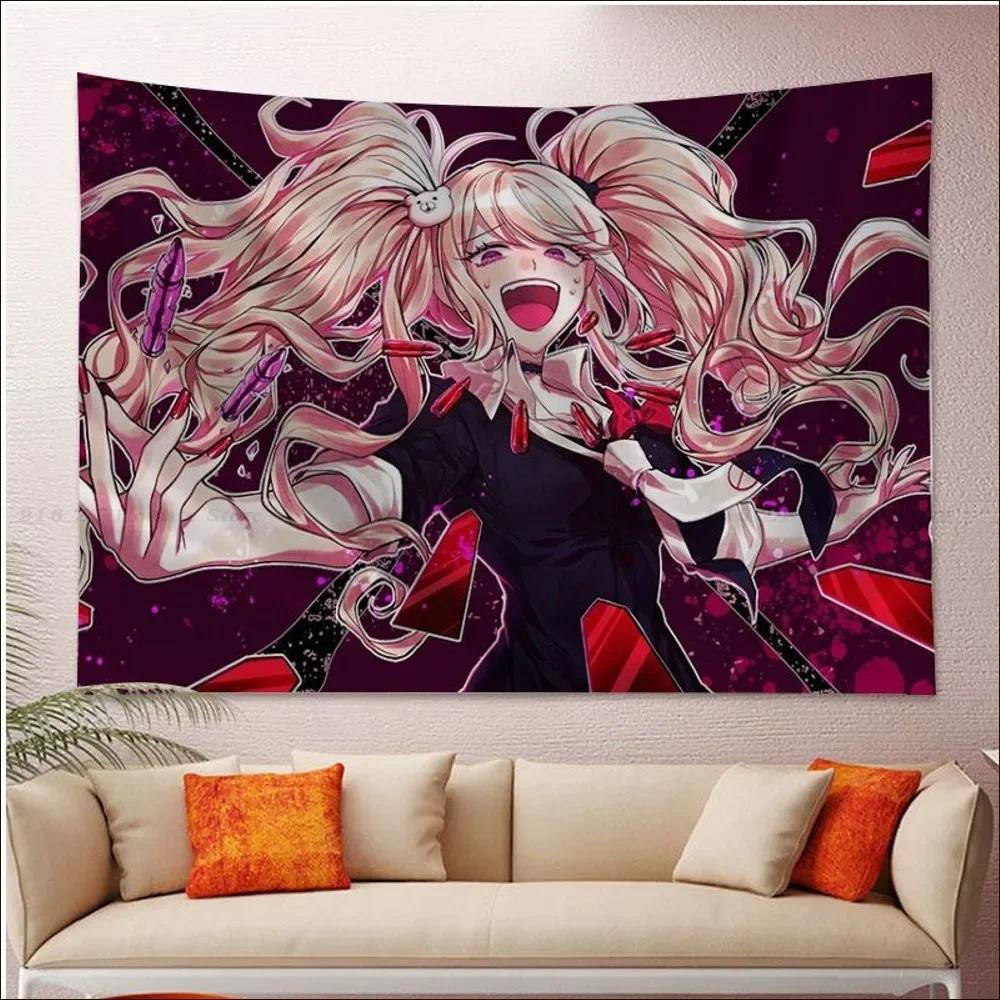 

Danganronpa Anime Wall Tapestry Stylish Hajime Nagito Art Bold Room Accent for Danganronpa Mystery Anime Fans 74x94cm(29x37in)