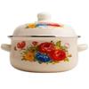 Enamel Pot Thickening Household Large-capacity Soup Stew Pot SoupChinese Medicine Casserole Induction Cooker Gas