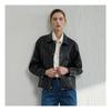 Elua Unisex Vegan Leather Bomber Jacket
