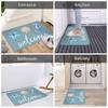 Ocean Welcome Doormat Mat Anti-Slip  Kitchen Bath Toilet Rug Carpet 40*60cm