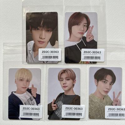 [USED] TXT Tuva FREEFALL Rakidlo Trading Cards 5-Piece Set Complete