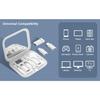 USB-C Travel Adapter Kit for IPhone, Pixel & Galaxy: USB-A to C, Micro-USB to C, Type-C to Lightning, Short USB-C Cable, OTG, Mirror Case
