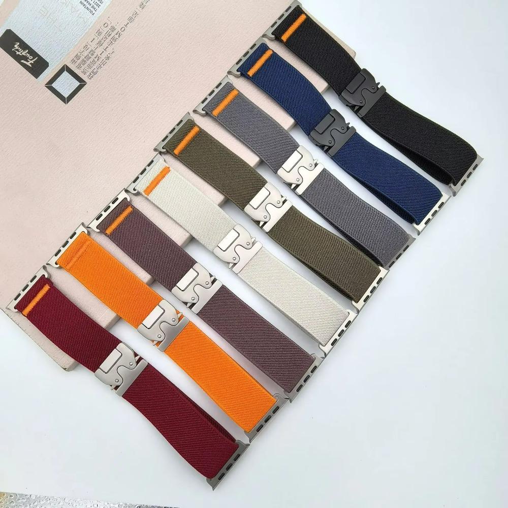 Nylon Strap for Apple Watch Band Ultra 3 2 49mm 46mm 42mm 45mm 41 44mm 40mm Parachute Bracelet iWatch Series 11 10 9 8 7 6 5 SE3