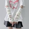 Sexy Mittens Music Festival Fingerless Gloves Party Supply Costume Arm Gloves Knitting Fingerless Arm Sleeve