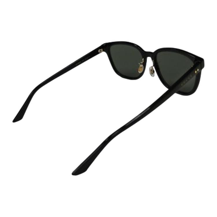 GUCCI Plastic Recycled Acetate Square Sunglasses Men's Black