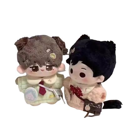 10cm New Baby Clothes Charcoal-grilled Small Pancakes Summer Academy Cotton Doll High Level Of Appearance Doll Set Baby Clothes