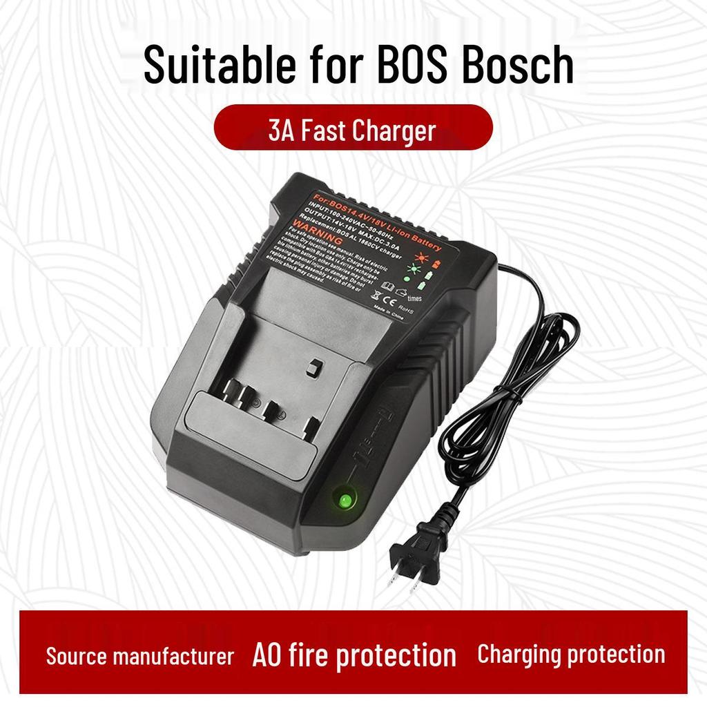 Bosch 14.4/18V 3A Lithium Battery Charger Replacement for Power Tools