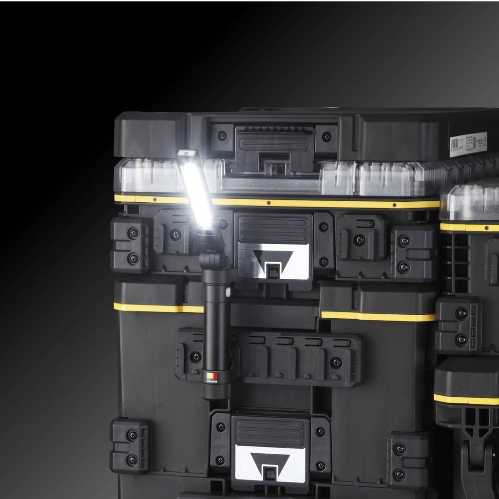 TAJIMA Sef System LED Handy Work Light KJW Slim 500lm Set (SFKJWS50A-B47) - Durable Construction Site Light