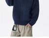 Men's Retro Knit Polo: Stylish Lapel Two-Piece Sweater in Casual, Luxurious Style.