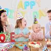 TONIFUL Leuchtend Bunt Happy Birthday Ballon Banner 16 Zoll Mylar Folie Buchstaben Geburtstagszeichen Wimpelkette für Mädchen Jungen Kinder & Erwachsene Geburtstag