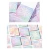Sheets Cartoon Blessing Text Fireworks Illustration Memo Notepad For Journal Scrapbooking