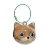 Dog Hair Collector Keychain Charm Memorial Storage Box Transparent Bottle Pet Cat Hair Storage Portable Memory Capsule
