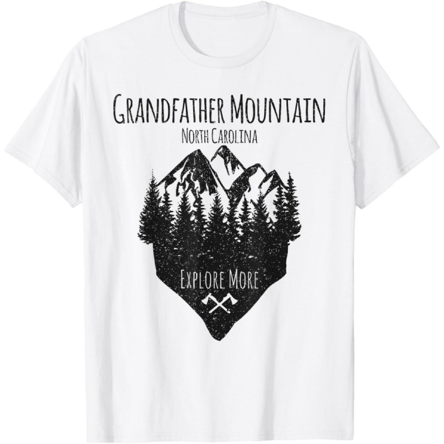 

Grandfather Mountain, North Carolina - Souvenir T-Shirt T-Shirt XXXXXL білий