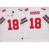 Mens Ohio State Buckeyes Rugby Jersey Training Shirt Cotton Blend Embroidered Football Uniform College Team Practice