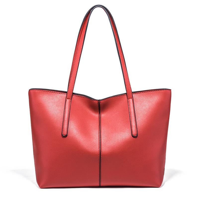 2022 Ny Dam Stor Kapacitet PU Tote Handväska