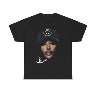 SZA Singature All Size Black Cotton Shirt Unisex Unisex T-Shirt