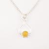 Natural Yellow Cat's Eye Gemstone 925 Solid Silver Jewelry Handcrafted Pendant PP-40-49