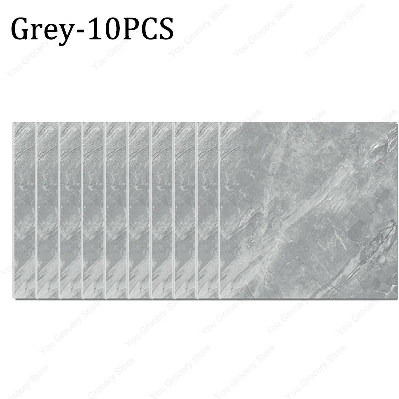 30×30cm Thickened Self-adhesive Decor Wall Sticker Marble Tile Floor Sticker PVC Waterproof Toilet Kitchen Home Floor