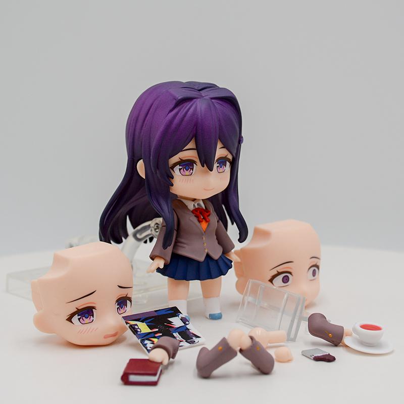 Doki Literature Club! Yuri Anime Girl Figure Sayori Action Figure Natsuki/Monika Figurine Model Doll Toy Gifts