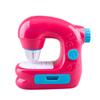 Mini Sewing Machine Toy Kit for Kids Beginners, 22pcs Portable Electric Sewing Machine with Sewing Kit, Light and Finger Guard, Birthday Christmas