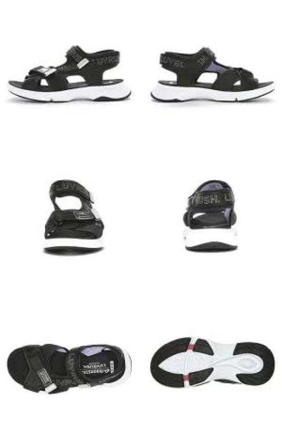 Sandals LV1220 Girls Black cm 2E [Superstar] 22.0