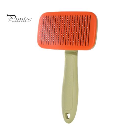 

Самоочищающаяся щетка для домашних животных, безопасная для кожи, щетка для ухода за кошками, средство для удаления шерсти у домашних животных и щенков зелёный