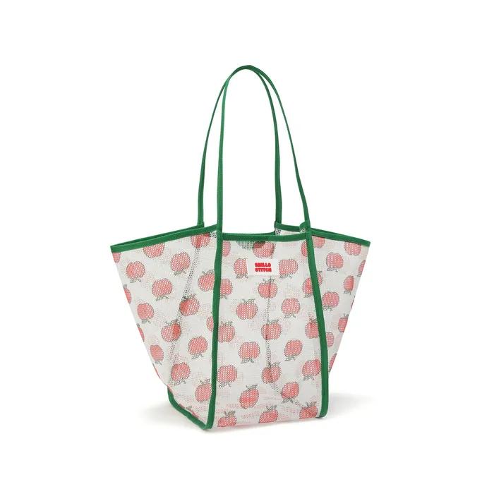 Mesh Beach Bag Apple Red