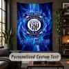 Tapiz de Pared Personalizado, Texto Personalizado del West Bromwich Albion FC, Arte de Pared de Tela Suave Para Decoración de Interiores