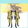 Wolverine Superheld Cosplay Bodysuit Voor Kinderen Met Spandex Stof Halloween Kostuum