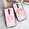 Black Case for Xiaomi Poco X6 X4 M5 M6 F5 F6 C65 C55 C50 C51 C40 Pro Redmi 14C A3X 13C 12C 11T 10A 9C Note 7 6 8A Plus L-2 My Melody