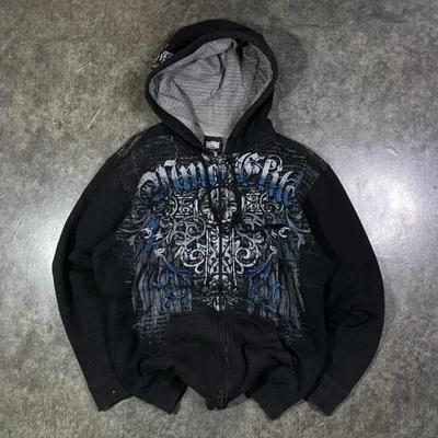 Sweat à capuche imprimé motif vintage Vêtements gothiques vintage Vêtements