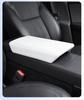 Black & White Silicone Armrest Cover for Tesla Model Y/3/YL – Scratch & Wear Resistant