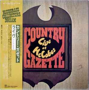 LP Record COUNTRY GAZETTE - Live At Mccabes PA3095 TRIO Japan Country/Folk Used