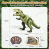 Joyfy Remote Control Walking Dinosaur Big Robot Toy Light Sound Electric Animal Kids Best Birthday Gift T Rex with for Kid Friendly Entertaining Fun