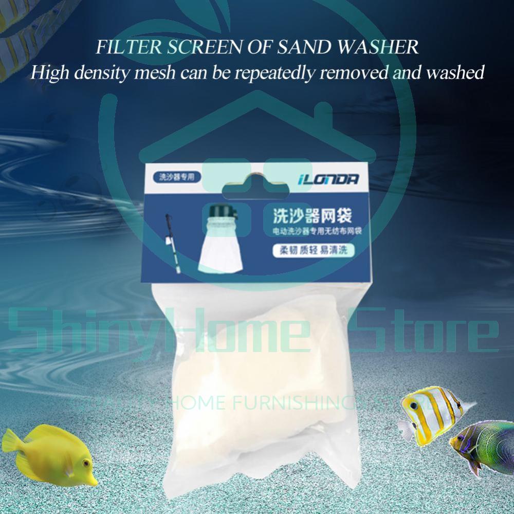 

4pcs Aquarium Fish Tank Electric Sand Washer Filter Bag Non Woven Gravel Cleaner China Mainland