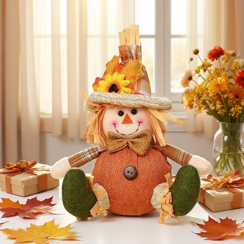 1PC Dolls Hanging Ornaments Doll Pendants Cute Fall Decor Country Style Sunflower Designs Home Decor 23x10cm
