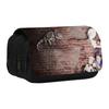 Printed Double-Layer Pencil Case for Students, Large Capacity Stationery for Pens and Pencils