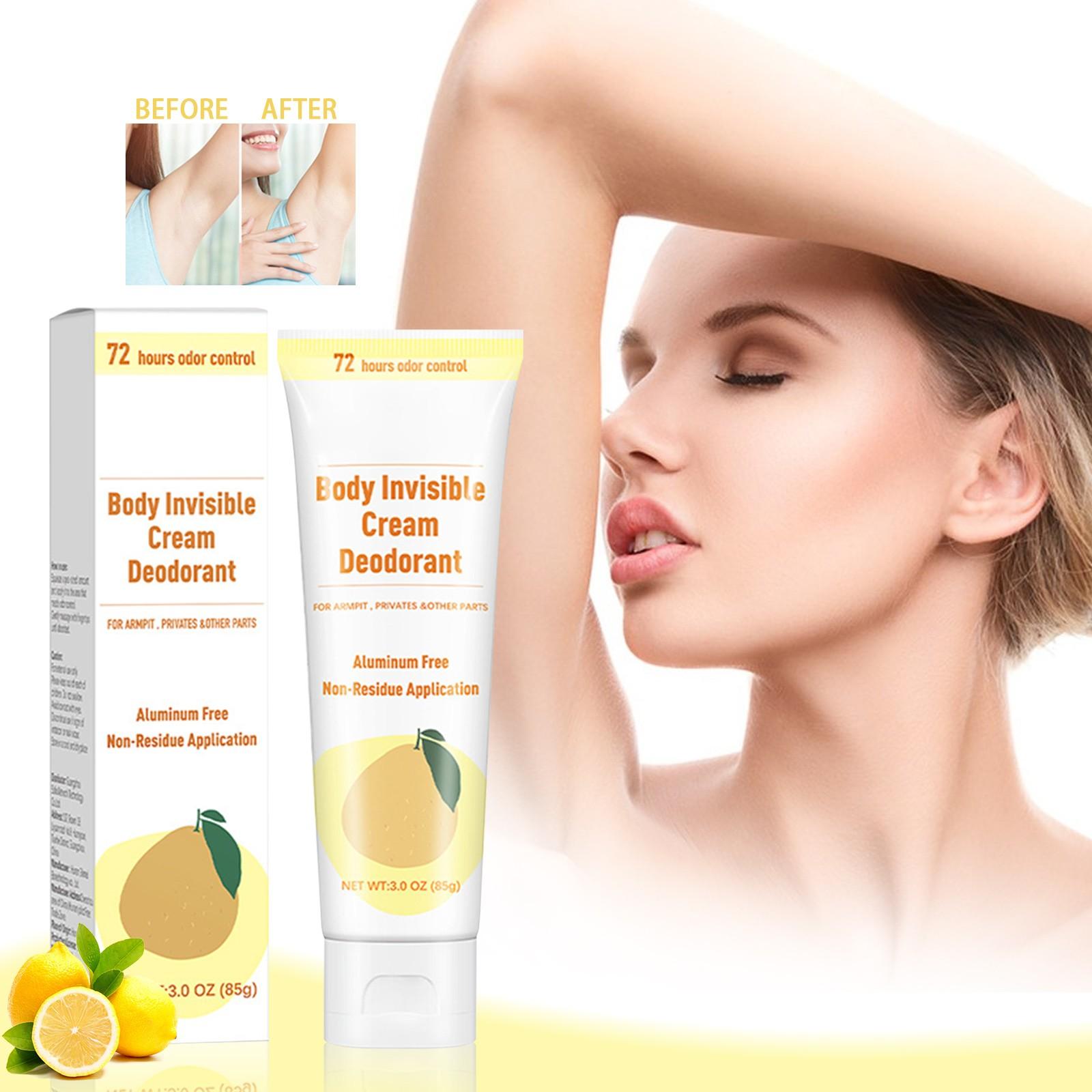 

Женский фруктовый дезодорант-крем с контролем запаха на весь день, женский дезодорант с фруктовым ароматом 85 г One Size жёлтый