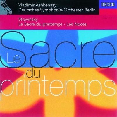 CD ERNST-SENFF CHOIR; ASHKENAZY - Stravinsky: Noces/Sacre Du Pri  4445422 Non Japan Classical Used