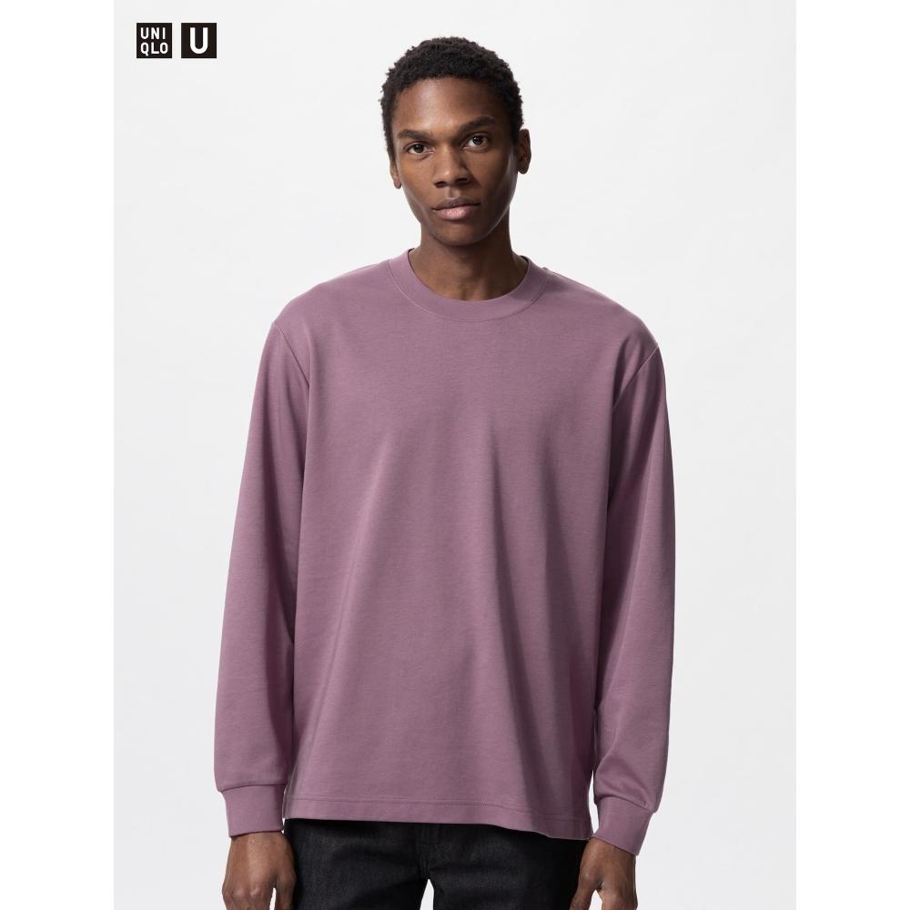 Uniqlo Airism Cotton Crewneck Tee  Long Sleeve 