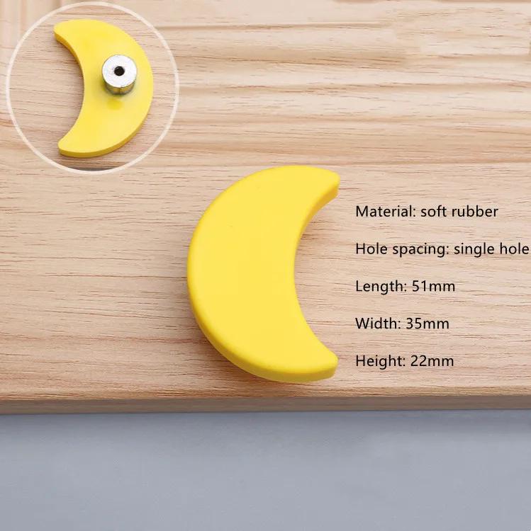 Modern Simple Aluminum Colorful Furniture Handles Children's Room Cabinet Door Handles Drawers Wardrobe Knobs Home Decoration
