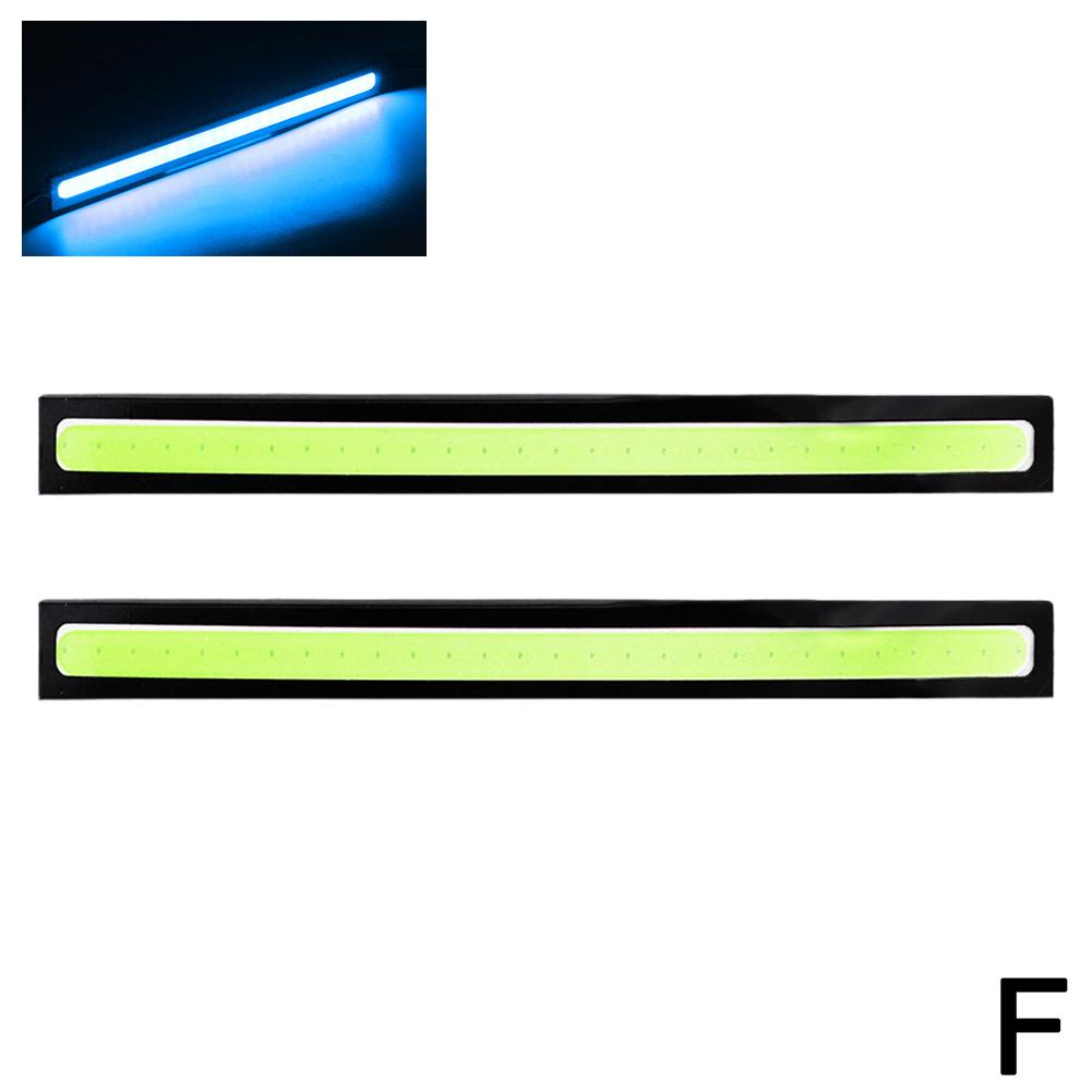 1PCS 17CM LED DRL Waterproof Driving Daytime Running Lights Strip 12V COB LED Car Aluminum Stripes Lights