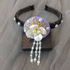 Flower Hanbok Hairband Pearl Stage Dance Hair Hoop Sweet Korean Headband  Girl