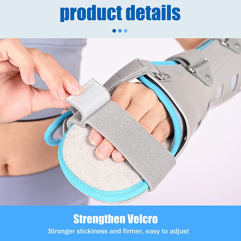 Wrist Support Brace Adjustable Hand Fracture Fixed Strap Sprain Carpal Tunnel Splint Posture Corrector Bandage Joint Pain Relief