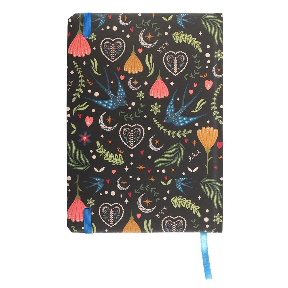 Something Different Midnight Bloom A5 Notebook