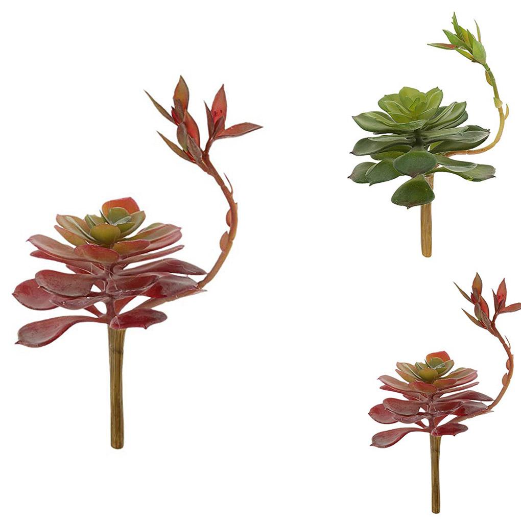 Simulation Succulent Plant Plastic Flowers Decoration 3D Potted Bonsai Ornaments